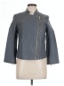 Joie 100% Leather Gray Leather Jacket Size L - photo 1