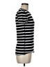 Three Dots Stripes Black Short Sleeve Turtleneck Size M - photo 4