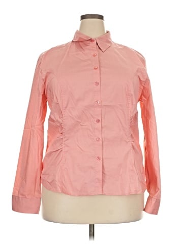 New York & Company Long Sleeve Button-Down Shirt (view 1)