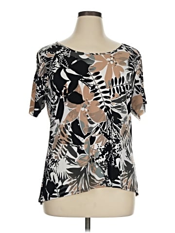 Christopher & Banks Short Sleeve T-Shirt (view 1)