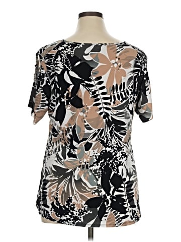 Christopher & Banks Short Sleeve T-Shirt (view 2)