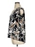 Christopher & Banks Floral Black Short Sleeve T-Shirt Size XL - photo 5