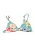 Triangl Floral Blue Swimsuit Top Size S - photo 1