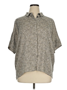 H By Halston Short Sleeve Blouse