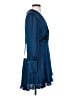 BCBGMAXAZRIA 100% Polyester Blue Cocktail Dress Size 6 - photo 4