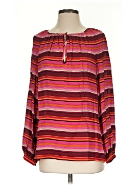 Tory Burch Long Sleeve Silk Top