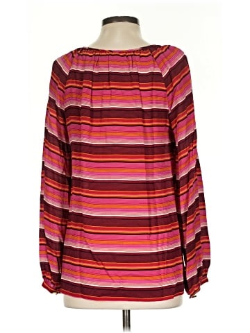 Tory Burch Long Sleeve Silk Top (view 2)