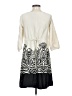 Mossimo Graphic Ivory Casual Dress Size XS - photo 2