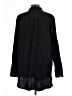 J.Jill Solid Black Long Sleeve Button-Down Shirt Size L - photo 2