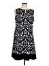 GNW Graphic Black Casual Dress Size L - photo 1