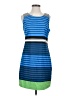 Pim + Larkin Color Block Blue Casual Dress Size S - photo 1