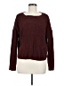 Pink Rose 100% Polyester Burgundy Pullover Sweater Size M - photo 1