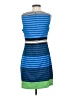 Pim + Larkin Color Block Blue Casual Dress Size S - photo 2
