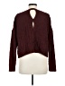 Pink Rose 100% Polyester Burgundy Pullover Sweater Size M - photo 2
