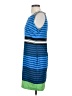 Pim + Larkin Color Block Blue Casual Dress Size S - photo 5