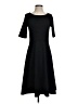 Lands' End Solid Black Casual Dress Size XS - photo 1