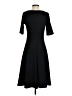 Lands' End Solid Black Casual Dress Size XS - photo 2