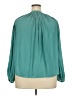 Ramy Brook 100% Polyester Teal Long Sleeve Blouse Size 2X (estimated) - photo 2