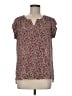 DR2 Brown Short Sleeve Blouse Size M - photo 1