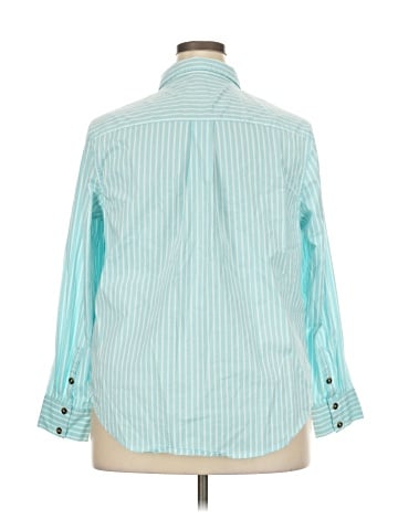 Universal Standard 3/4 Sleeve Button-Down Shirt (view 2)