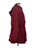 Gallery 100% Polyester Burgundy Raincoat Size S - photo 4