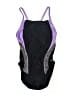 Speedo Color Block Purple One Piece Swimsuit Size Lg (36) - photo 1