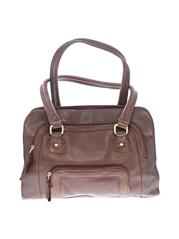 Liz Claiborne Leather Satchel (view 1)