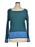 Talbots Chevron-herringbone Blue Pullover Sweater Size XL - photo 1