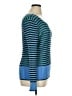 Talbots Chevron-herringbone Blue Pullover Sweater Size XL - photo 4