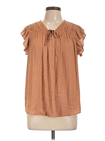 RACHEL Rachel Roy Short Sleeve Blouse (view 1)