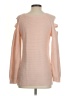 Venus 100% Acrylic Pink Pullover Sweater Size S - photo 2