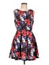 Forever 21 100% Polyester Floral Purple Cocktail Dress Size L - photo 1