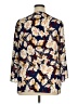 Rose + Olive 100% Polyester Blue 3/4 Sleeve Blouse Size 1X - photo 2