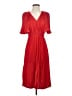 Express 100% Polyester Red Cocktail Dress Size S - photo 1