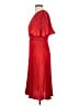Express 100% Polyester Red Cocktail Dress Size S - photo 5