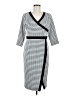 Monroe and Main Houndstooth Gray Casual Dress Size M - photo 1