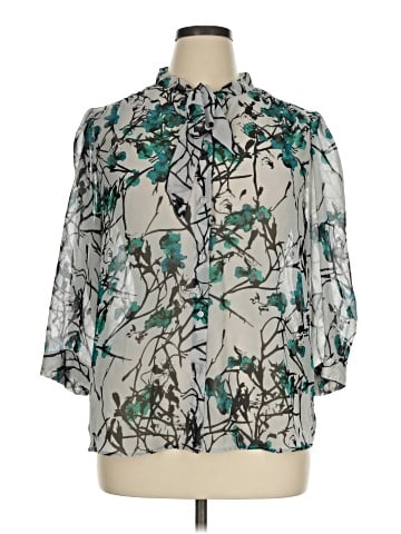 Ann Taylor LOFT Outlet 3/4 Sleeve Blouse (view 1)