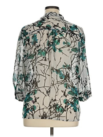Ann Taylor LOFT Outlet 3/4 Sleeve Blouse (view 2)