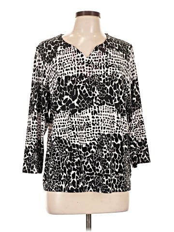 Allison Daley 3/4 Sleeve Blouse (view 1)