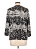 Allison Daley Animal Print Black 3/4 Sleeve Blouse Size L - photo 2