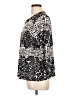 Allison Daley Animal Print Black 3/4 Sleeve Blouse Size L - photo 5