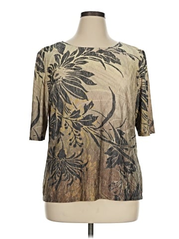 Coldwater Creek Short Sleeve Blouse (view 1)