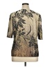 Coldwater Creek 100% Polyester Tan Short Sleeve Blouse Size XL - photo 2