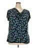 Merona Teal Short Sleeve Blouse Size 20 - photo 1