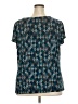 Merona Teal Short Sleeve Blouse Size 20 - photo 2