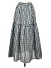 Friful Checkered-gingham Gray Casual Skirt Size S - photo 1