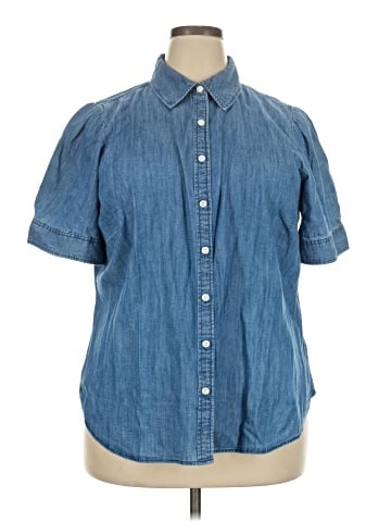 Talbots Short Sleeve Button-Down Shirt (view 1)