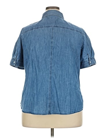 Talbots Short Sleeve Button-Down Shirt (view 2)