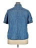 Talbots 100% Cotton Blue Short Sleeve Button-Down Shirt Size 2X - photo 2