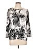 TanJay Silver 3/4 Sleeve Blouse Size L - photo 1